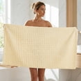 thumbnail image 6 of Unique Bargains Ultra Soft Coral Fleece Fade Resistant Plush Bath Towel White 55" x 28", 6 of 8