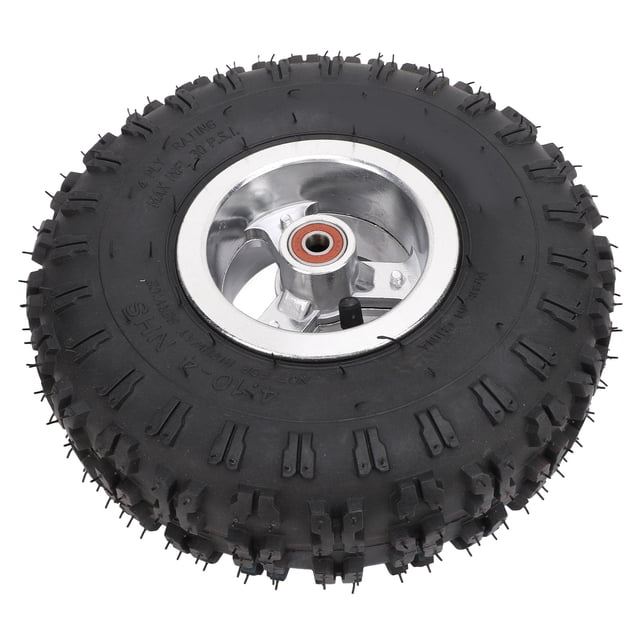4 Inch Tire, High Stability ATV Tire 6PR Easy Installation for DIY Go Kart