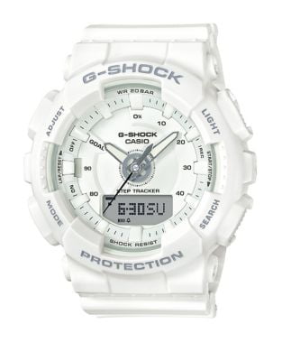 s shock white watch