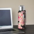 thumbnail image 5 of 20 Oz Bernese Mountain Dogs with Flowers Coffee Tumbler Double Wall Insulated Stainless Steel Water Bottle | Metal Reusable Thermoses Flask with Cup Cap | Leak & Sweat Proof with Anti-Dust Lid, 5 of 7