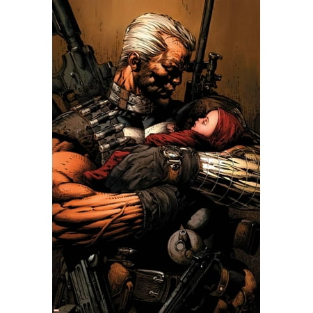 David Finch Cover - Uncanny X-Men No.493 Cover: Cable Print Wall Art By David Finch