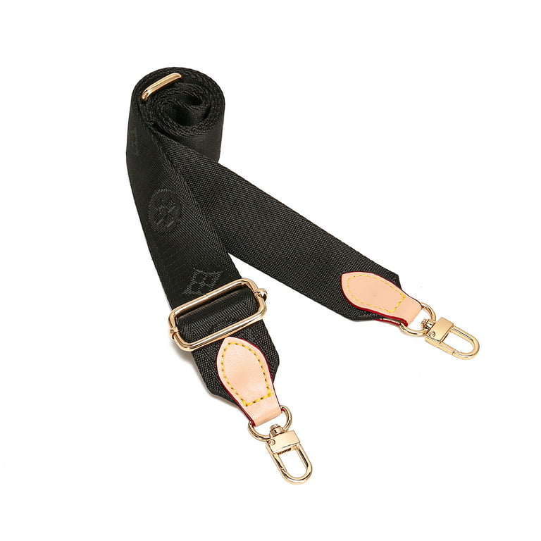 TWENTY FOUR Multi color 2 Wide Shoulder Strap Replacement for purse  crossbody bag Handbags Guitar Style Canvas Shoulder Belt Golden hardware 