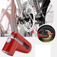 thumbnail image 2 of Frenos antirrobo de acero con bloqueo de disco con cable para scooter M365 (+) negro rojo Wdftyju  Accesorios para bicicletas, 2 of 3