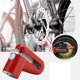thumbnail image 1 of Bloqueo de frenos de disco antirrobo con cable de acero para scooter M365 (negro + rojo), 1 of 5
