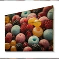 thumbnail image 2 of Designart "Art Candy Colorful Pop art painting I" Food & Beverage Print on Natural Pine Wood, 2 of 5