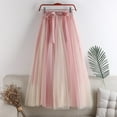thumbnail image 3 of HomeGardon Skirts for Women Midi Skirts Woman Temperament Toning High Waist Slim-Line Net Yarn Puffy Skirt, 3 of 7