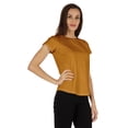 thumbnail image 2 of Inkmeso T-Shirt à Manches Courtes Uni pour Femmes Coupe Régulière Décontractée T-shirts Basiques Doux, 2 of 7