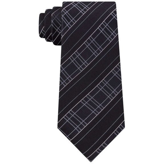 Men's Modern Grid Satin Neck Tie Silk Not Applicable