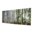 thumbnail image 1 of Designart - Vert Matin dans la Forêt Panorama - Paysage Toile Art Print, 1 of 1