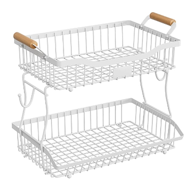 zhangmingg Sturdy Metal Countertop Organizer for Kitchen Pantry Display and Efficient Food Storage Rack