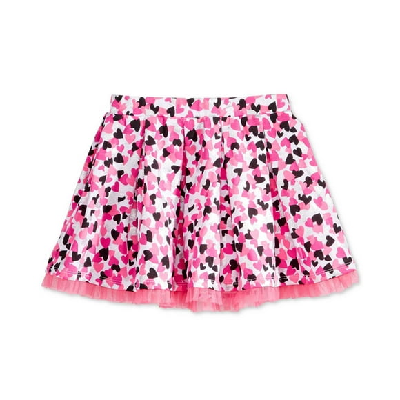 Epic Threads - Jupes à Imprimé Coeur en Tulle Mélangées, Noir/rose, 5
