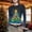Green, variant on FDGIU 2025 Women's Funny Christmas Shirt - Long Sleeve Crew Neck Tunic Top, Cute Holiday Print for Party & Family Gathering