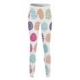 thumbnail image 5 of BOOMILK Easter Leggings for Women High Waisted Easter Eggs Print Workout Skinny Pants Stretch Tummy Control Yoga Legging, 5 of 5