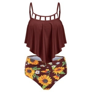 sunflower tankini set