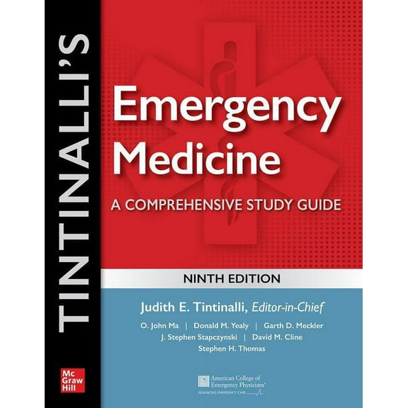 Tintinalli's Emergency Medicine: A Comprehensive Study Guide, 9th Edition, (Hardcover)