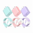 thumbnail image 1 of wonima11 Compatible with iPhone Charger Fast Charging, [3Pack 10FT] 20W PD USB C Wall Charger Block with Type C to Lighting Cable Compatible with iPhone 14/13/12 Pro Max/11/XS/XR/X/8/Plus, 1 of 1