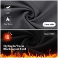 thumbnail image 3 of FEDTOSING Mens Fleece Lined Dress Pants Old Money Baggy Wide Leg Pleated Warm Heavyweight Trousers, 3 of 7