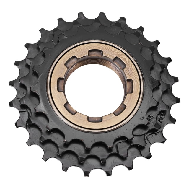 Cycle Freewheel, Steel 3 Speed High Hardness 18 21 24T Cycling Replacement Part for Folding Cycles