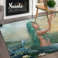 thumbnail image 2 of FREEAM Mermaid Non Slip Area Rug for Living Dinning Room Bedroom Kitchen, (20 x 31 Inch), Mermaid Sea Nursery Rug Floor Carpet Yoga Mat, 2 of 6