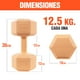 thumbnail image 5 of Mancuernas Pesas Hexagonales 12.5kg Altera Entrenamiento 2pz, 5 of 6