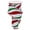 Green; Red; White, variant on 2.5 Swirl Candy Stripe Ribbon: Pink/Ice Blue (10 Yards)