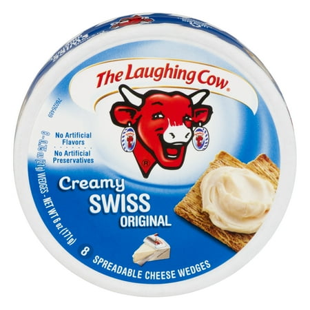 The Laughing Cow® Creamy Swiss Original Spreadable Cheese 8-0.75 oz