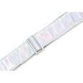 thumbnail image 3 of Levy's Leathers 2" Vinyl Guitar Strap Iridescent Design; Irridescent Rainbow (M7SC-SIL), 3 of 4