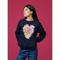 thumbnail image 2 of Waveflower Tie Dye Good Vibes Women Sweatshirt -Pipeline, 2 of 4