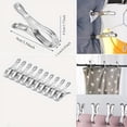 thumbnail image 2 of 10/20/30 PCS of Large Stainless Steel Clips for Home Drying Down Clothes and Quilt Spring Windproof Clothespins for Home Laundry, 2 of 4