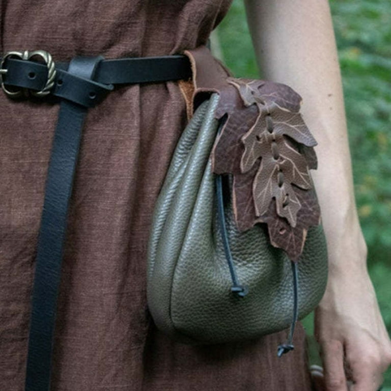 WINDLAND Renaissance Belt Pouch Leather Steampunk Waist Bag Medieval Leather Belt Pouch WINDLAND Renaissance Belt Pouch Leather Steampunk Waist Bag Medieval Leather Belt Pouch