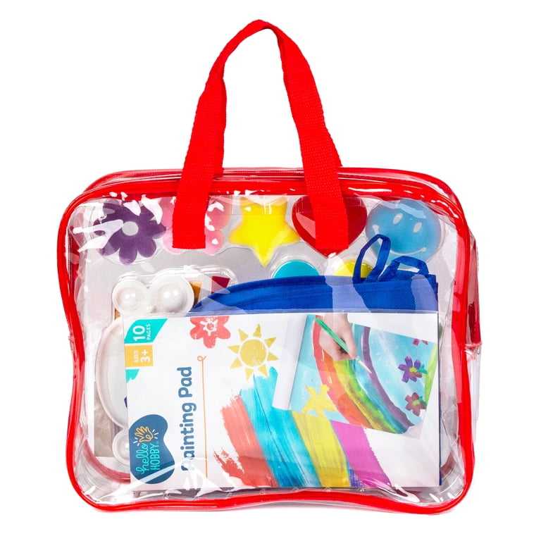 Washable Painting Kit, 25-Piece Kids Art Set with Case photo 5