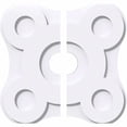 thumbnail image 7 of 30"OD x 5"ID x 10 1/2"C x 1"P Luna Architectural Grade PVC Contemporary Ceiling Medallion, Two Piece, 7 of 7