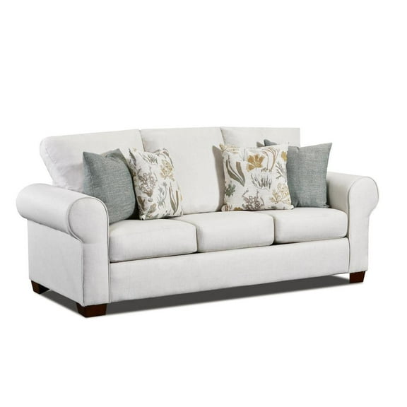 Furniture Classics Beaujardin Sofa Sleeper with Four Throw Pillows