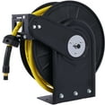 thumbnail image 3 of LiviNest Heavy-Duty Steel Air Hose Reel for Garage: 50-Foot Auto-Retract Hose - 300 PSI Commercial Grade for Mechanics & DIY - Wall/Ceiling/Floor Mount, 3 of 6