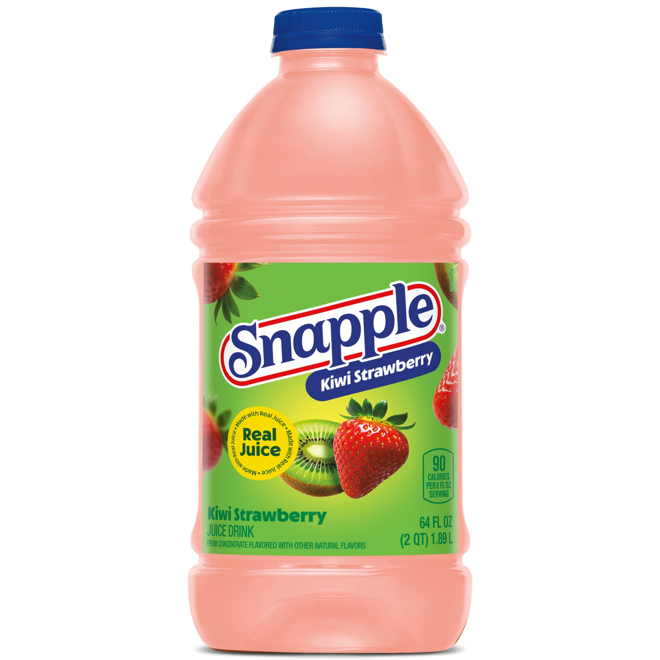 (3 pack) Snapple Kiwi Strawberry Juice Drink, 64 fl oz, Bottle