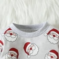 thumbnail image 4 of Toddler Clothes For Boys Infant Girl Fall Winter Crewneck Long Sleeve Stretch Waistband 6 12 18 24 Months 2T 3T 4T Everyday Outfit Set 2 Pcs, 4 of 8