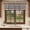 Navy Orange, variant on Orange Navy Blue Striped Valances for Windows, Decorative Rod Pocket Window Valance Curtains, Minimalist Farmhouse Lines Short Curtain Drapes for Kitchen/Bathroom/Living Room, 2 Panels, 42" W x 18" L