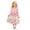 czb# Red825, variant on CUZIBR Kids Seasonal Dress Girls With Solid Color Jacket Floral Pattern Sleeveless Long Sleeve Dress Outfit Sets Fall Clothes Sets,Red,9-10 Years
