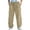 Beige, variant on Men's Casual Pants Comfortable Stretch Relaxed Fit Breathable Lightweight Soft Trousers for Everyday Wear Band 13 Outdoor Foam Crease Pants Trousers for Men Mens Scrub Pants with Pockets Boy