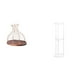 thumbnail image 1 of Portacorchos de vino,Soporte de metal para corcho de vino,tapón de vino,expositor,Mesa auxiliar redonda,Mesa auxiliar redonda de acrílico transparente de 3 niveles para sala de estar,Mesita, 1 of 8