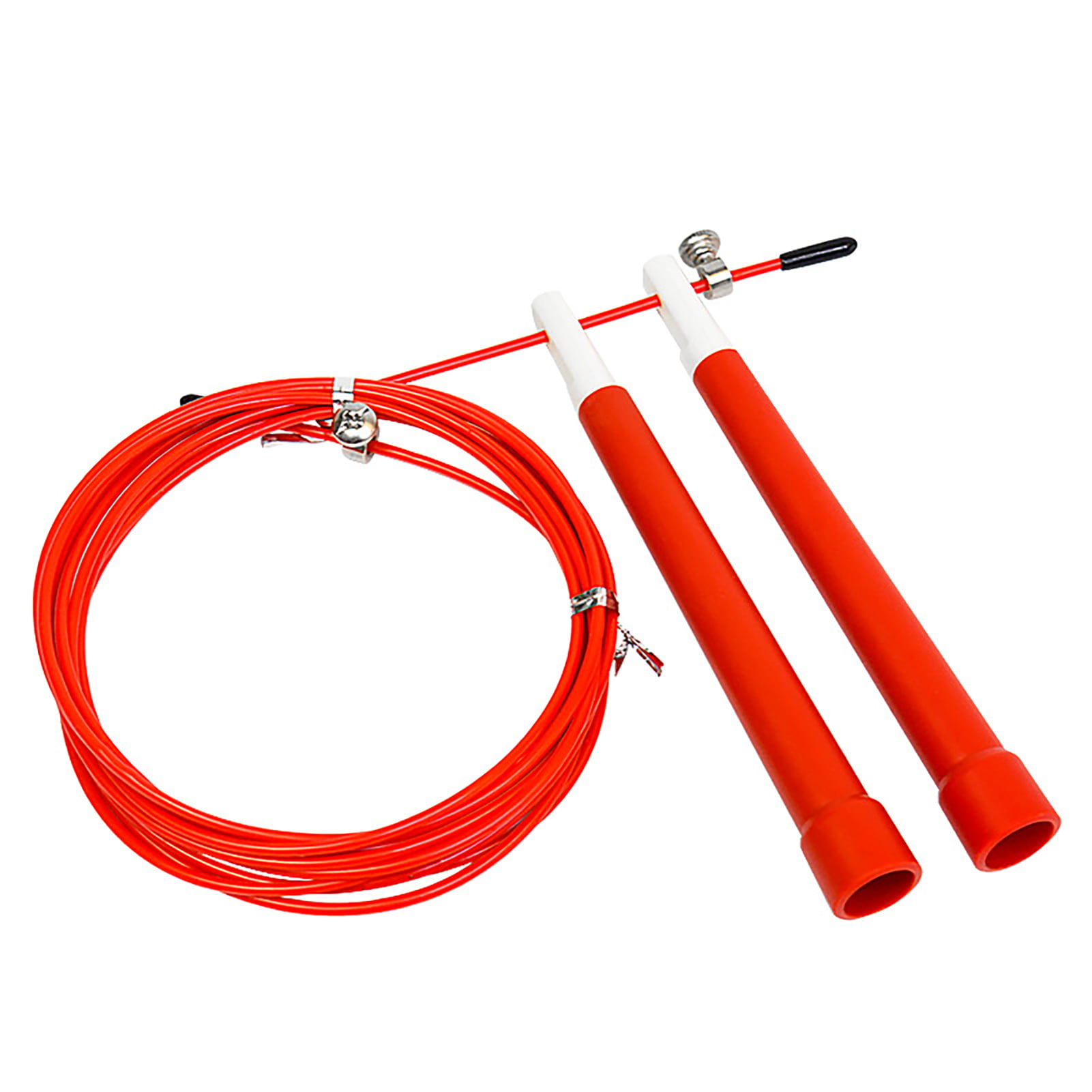 Details about   Jump Rope Rapid Speed with Ball Bearing Steel Cable Tangle-Free Skipping Rope 