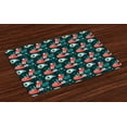 thumbnail image 1 of Ambesonne Hipster Place Mats Set of 4, Hipster Shapes, Standard Size, Multicolor, 1 of 4