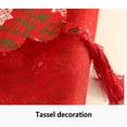 thumbnail image 3 of Injueey Camino de de Navidad, manteles individuales cómodos resistentes al desgarro, mantel impreso decorativo, diseño de sala de estar, nuevo Kits de decoración para fiestas muñeco de nieve rojo Injueey HA068957-01, 3 of 6