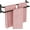 Black-24inch-b, variant on Double Towel Bar, 24Inch Towel Rack for Bathroom, Stainless Steel Double Bath Towel Bar, Wall Mounted Towel Holder, Double Towel Rod Towel Rail Hanger for Wall, Kitchen (Matte Black)