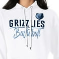 thumbnail image 3 of Women's G-III 4Her by Carl Banks White Memphis Grizzlies Graphics Fleece Pullover Hoodie, 3 of 3