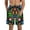 Roosters And Flowers, variant on Strawberry2 Men's Beach Shorts, Surfing shorts, Swim trunks, Quick Dry Swim Trunks for Surfing Beach Fun - Medium
