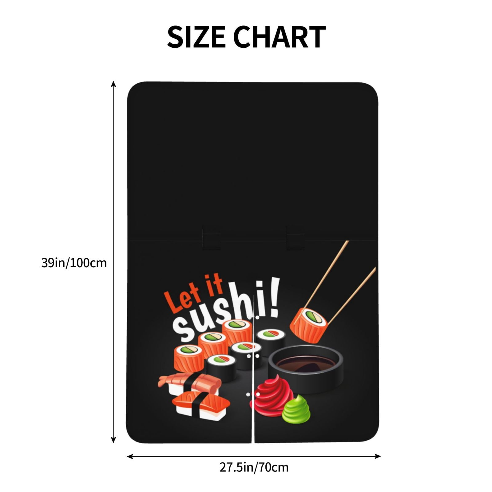 Car Seat Cover Baby - Sushi (2) Breathable Infant Car Seat Cover for Baby Carseat, Lightweight Comfort Baby Essentials Must Haves Newborn Stuff for Girl Boy
