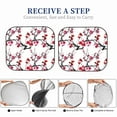 thumbnail image 6 of Cauagu Cherry Blossoms Cauagu {designName} Print Foldable Car Windshield Sun Shade | Front Windshield Shade for Sun | Fits Small Sedans, Mini SUVs, Hatchbacks-Medium, 6 of 6