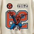 thumbnail image 2 of Marvel - Spider-Man 62 Jersey - Women's Oversized Fleece Crew Sweatshirt, 2 of 4