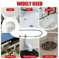 thumbnail image 6 of 61 Inch Drain Snake Hair Drain Clog Remover Tool - Sink Drain Cleaner for Toilet Sewer Shower Kitchen Bathroom Tub Clogged Drains Opener Cleaning Tool, Flexible Grabber Claw Pick Up Reacher Tool, 6 of 7